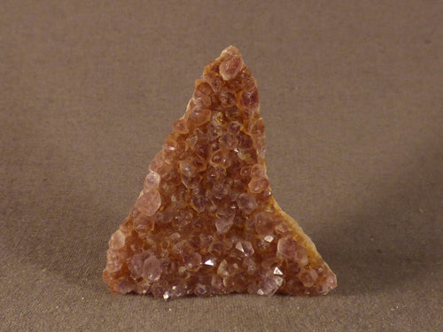 Natural Kwaggafontein Spirit Citrine Amethyst Crystal Plate - 43mm, 13g