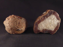 Polished Mozambique Agate Nodules Matching Pair - 85mm, 410g