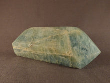 Polished Double Terminated Angola Aquamarine Crystal Point - 115mm, 237g