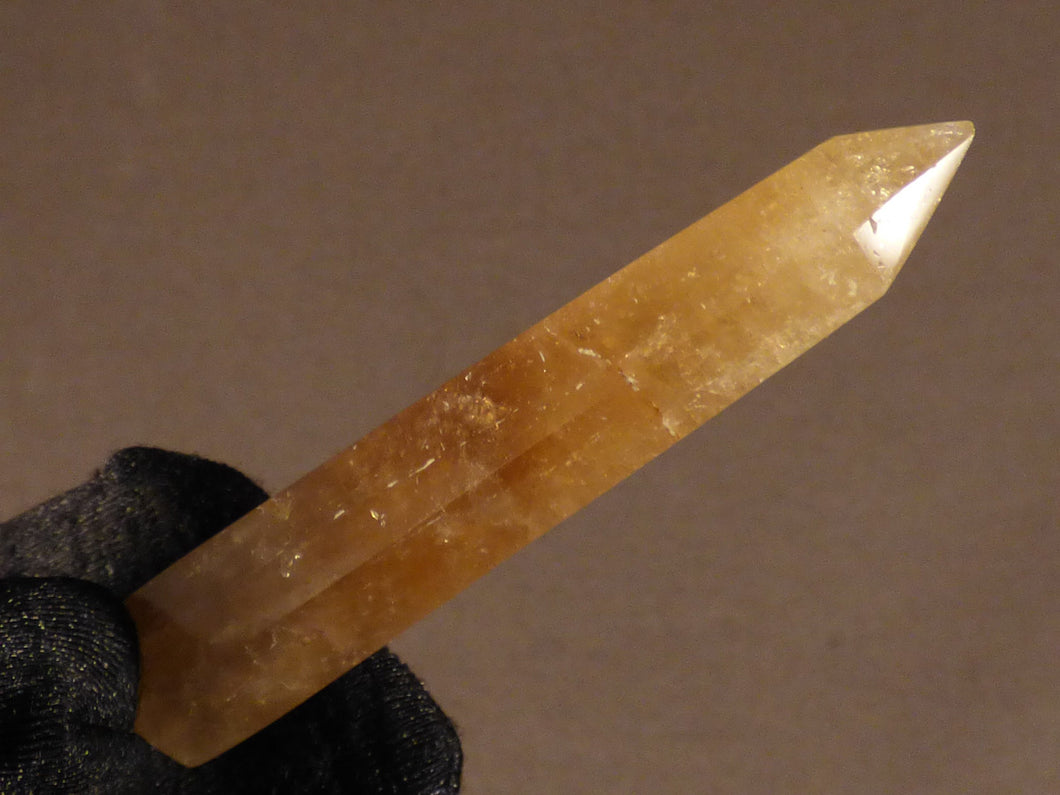Polished Citrine Standing Crystal Point - 64mm, 18g