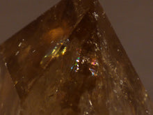 Natural Smoky Rainbow Congo Citrine Crystal Point - 47mm, 68g
