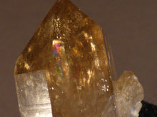 Natural Smoky Rainbow Congo Citrine Crystal Point - 47mm, 68g