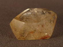 Polished Zambian Natural Citrine Double Terminated Crystal Point - 32mm, 22g