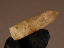 Polished Zambian Natural Rainbow Citrine Standing Crystal Point - 50mm, 17g