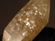 Polished Zambian Natural Rainbow Citrine Double Terminated Crystal Point - 46mm, 16g