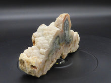 Madagascan Semi Polished Crystalline Agate Geode - 111mm, 177g