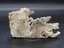 Madagascan Semi Polished Crystalline Agate Geode - 100mm, 95g