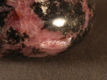 Madagascan Rhodonite Freeform Palm Stone  - 78mm, 365g