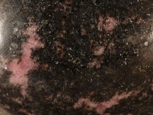 Madagascan Rhodonite Freeform Palm Stone  - 75mm, 262g