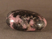 Madagascan Rhodonite Freeform Palm Stone  - 45mm, 71g