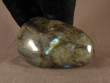 Large Labradorite Freeform Palm Stone - 78mm, 206g