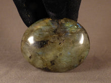 Large Labradorite Freeform Palm Stone - 73mm, 193g