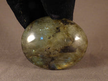Large Labradorite Freeform Palm Stone - 73mm, 193g